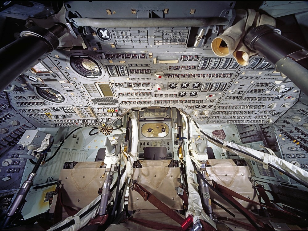 apollo 11 command module interior