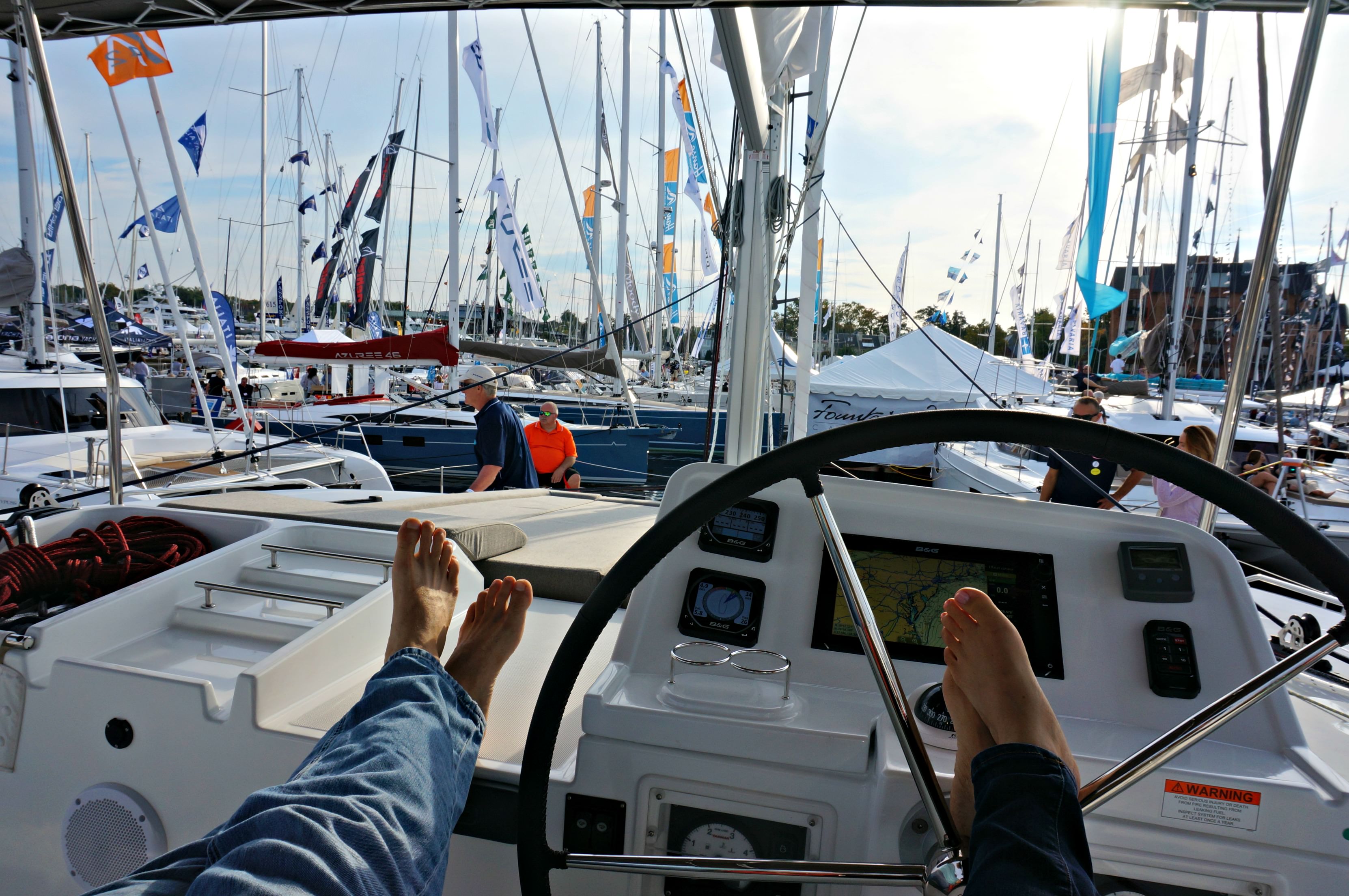 annapolis boat show 2015 2 lagoon450 