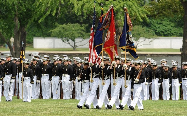 usna color parade